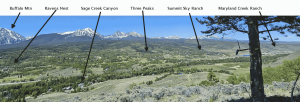 coverage area for Cottonwood Creek repeater