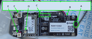 connectors on the one-watt RAK kit