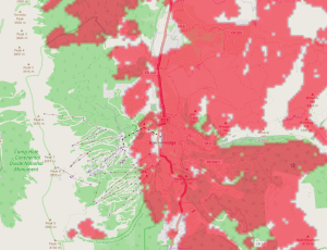 predicted new coverage in Breckenridge