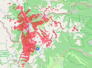 antenna coverage from Baldy