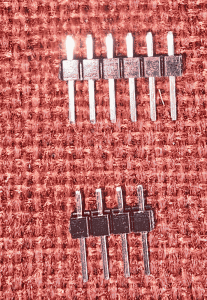 trimmed four-pin header
