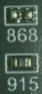 band selection pads