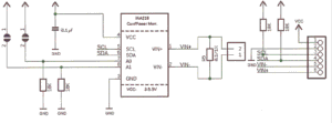 schematic of current measurement device